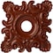Ekena Millwork Crawley Ceiling Medallion (Fits Canopies up to 6 3/4"), 18"W x 18"H x 3 1/4"ID x 1 1/2"P, Firebrick CM18CRFIF - alternate 1